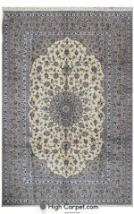 فرش دستباف نه متری کاشان کد 014287