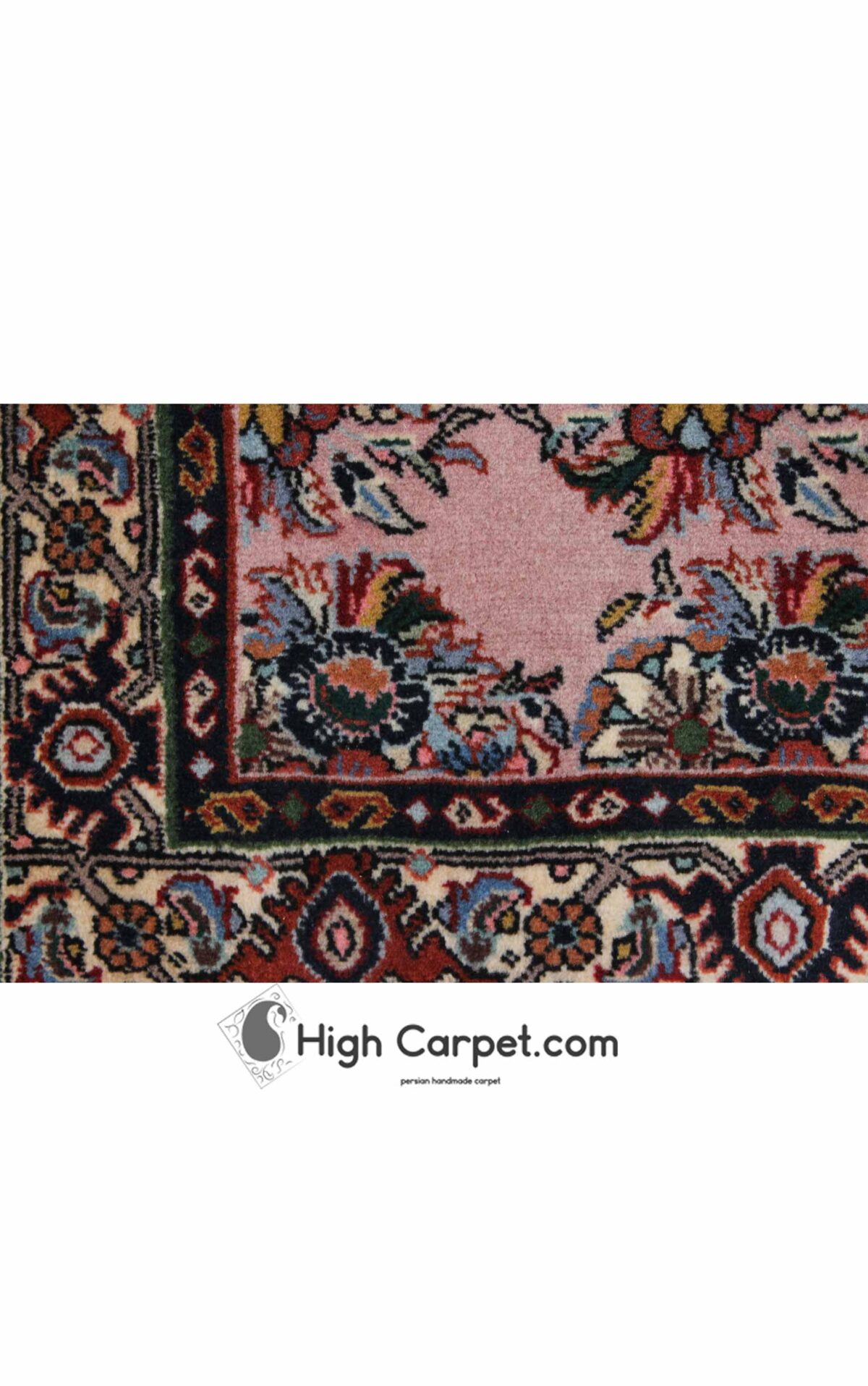 فرش دستباف کناره گل بهی بیجار کد 050014 - Image 4