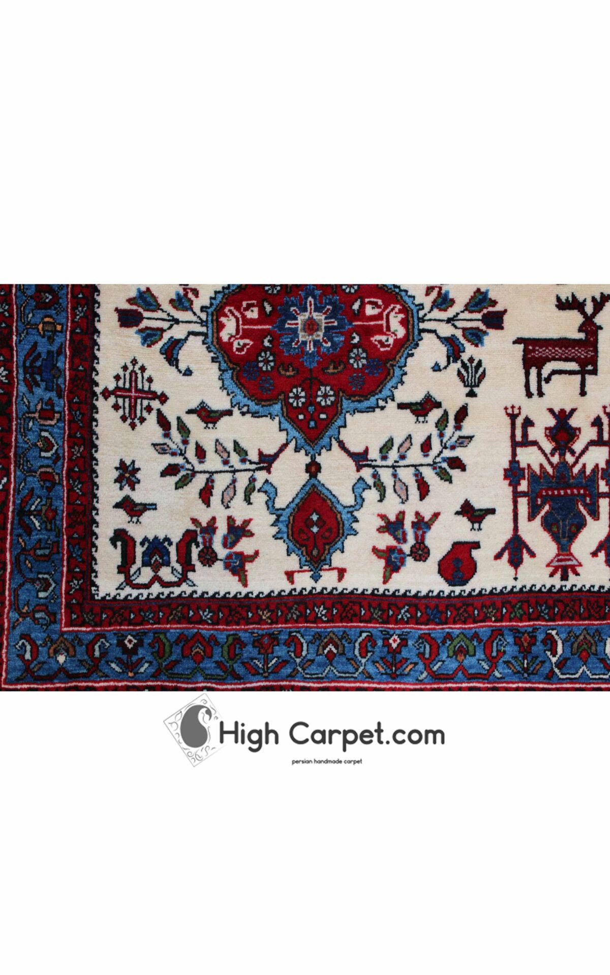 فرش دستباف چهارمتری سیرجان کد031097 - Image 4