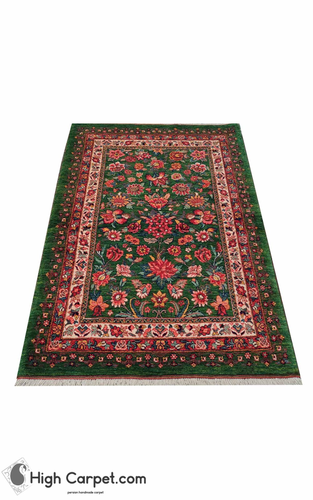 فرش دستباف 1.5متری قشقایی شیراز کد 050577 - Image 2