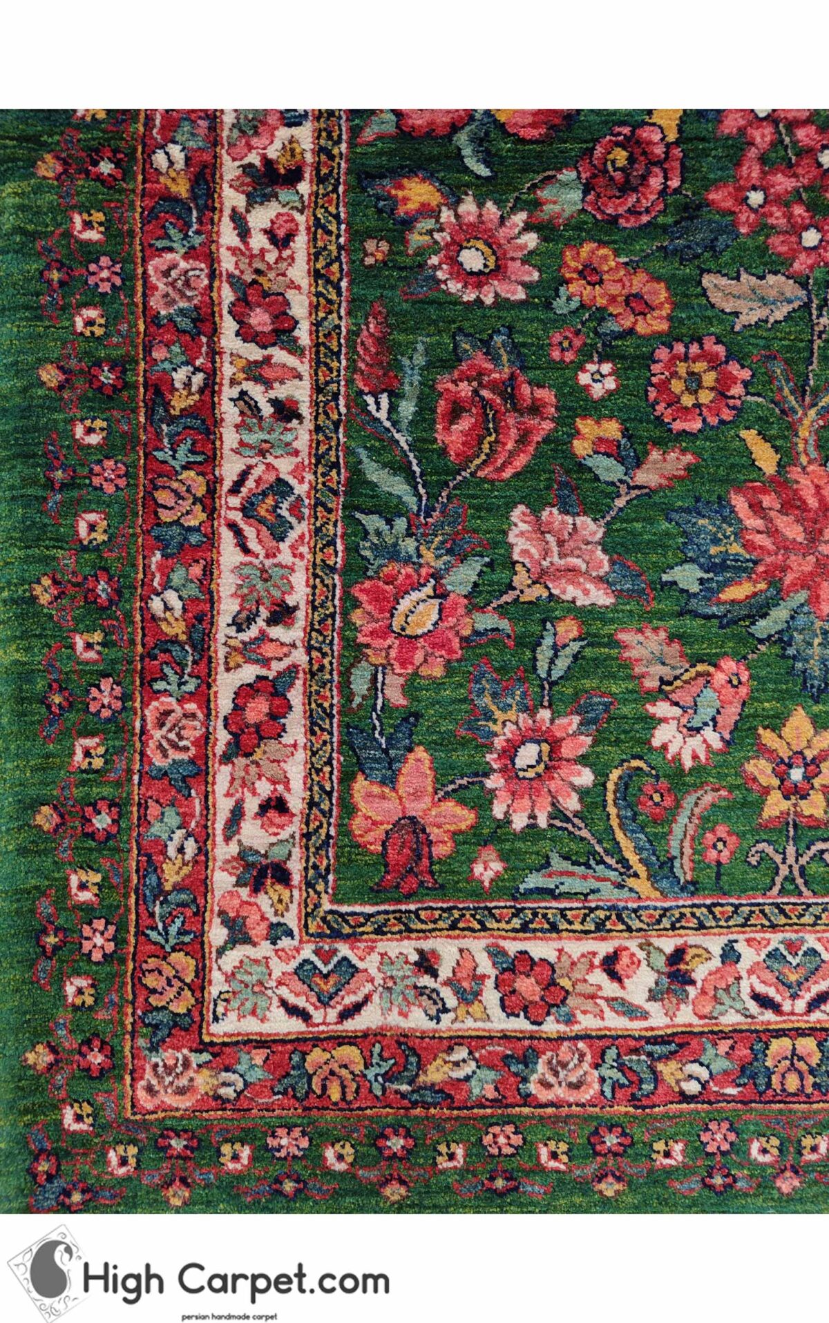 فرش دستباف 1.5متری قشقایی شیراز کد 050577 - Image 4