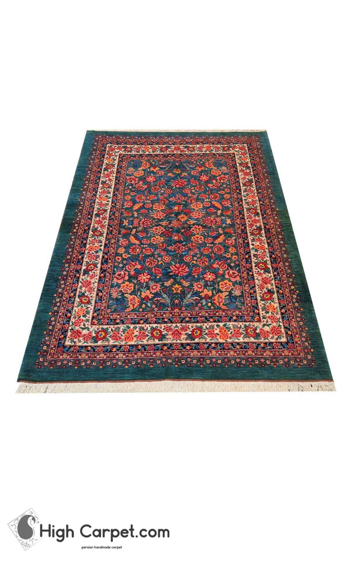 فرش دستباف چهار متری قشقایی شیراز کد050588 - Image 2