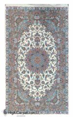 فرش دستباف سه متری کرک و ابریشم کاشان (جفت) کد70030