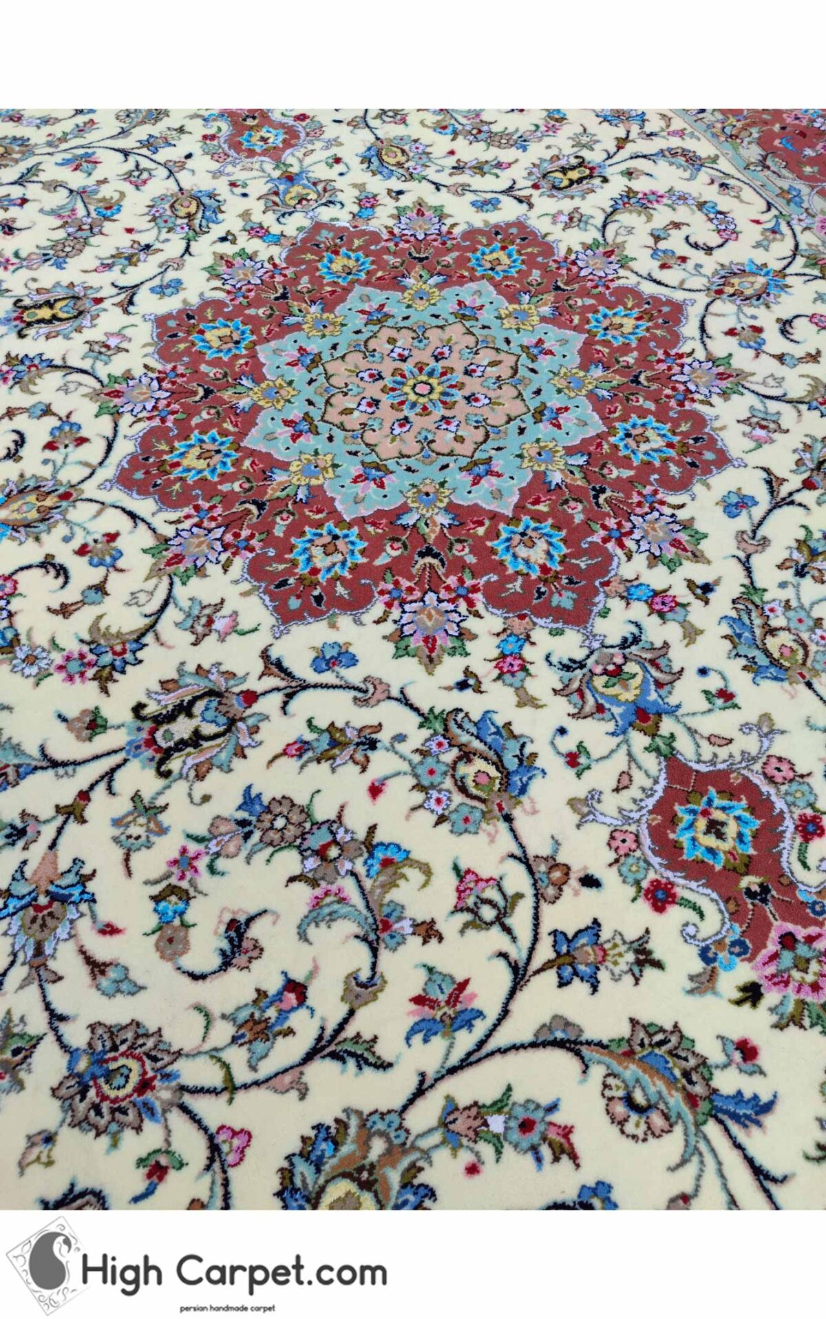 فرش دستباف نه متری کاشان کد050021 - Image 3