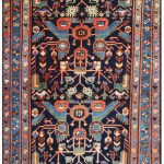 فرش دستباف 1.5 متری زنجان کد 034087