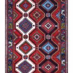 فرش دستباف 1.5 متری یلمه شیراز کد 030326