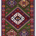 فرش دستباف 1.5 متری یلمه شیراز کد 030327