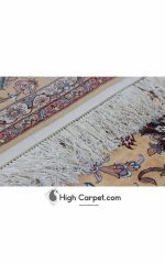 فرش دستباف اصفهان شش متری دو کف ابریشم کد 014285 - Image 5