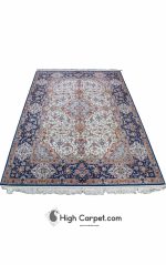 فرش دستباف شش متری اصفهان کف ابریشم کد 014284 - Image 3