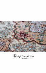 فرش دستباف شش متری اصفهان کف ابریشم کد 014284 - Image 5