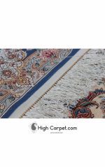 فرش دستباف شش متری اصفهان کف ابریشم کد 014284 - Image 9