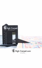 فرش دستباف 1.5 متری اصفهان دو کف ابریشم کد 034273 - Image 7