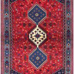 فرش دستباف یک و نیم متری یلمه شیراز کد 011123
