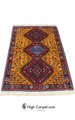 فرش دستباف یک و نیم متری یلمه شیراز کد 011124 - Image 2