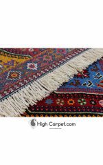 فرش دستباف یک و نیم متری یلمه شیراز کد 011124 - Image 5