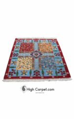 گلیم فرش دستباف یک و نیم متری ورامین کد 030494 - Image 2