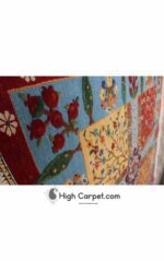 گلیم فرش دستباف یک و نیم متری ورامین کد 030494 - Image 3