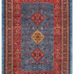 فرش دستباف شش متری قشقایی شیراز کد 030359