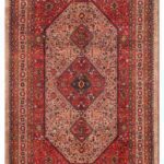 فرش دستباف شش متری قشقایی شیراز کد 030358