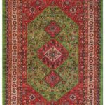 فرش دستباف چهار متری قشقایی شیراز کد 034581