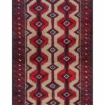 فرش دستباف 1.5 متری بلوچ کد 030037