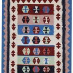 گلیم دستباف 1.5 متری شیراز کد 050292
