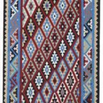 گلیم دستباف 1.5 متری شیراز کد 030646