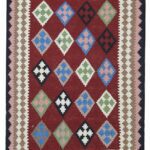 گلیم دستباف 1.5 متری شیراز کد 050286