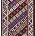 گلیم دستباف 1.5 متری شیراز کد 050289