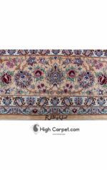 فرش دستباف شش متری کرک و ابریشم اصفهان کد 034477 - Image 6