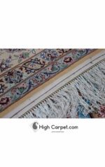 فرش دستباف شش متری کرک و ابریشم اصفهان کد 034477 - Image 8