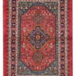 فرش دستباف 1.5 متری قشقایی شیراز کد030672