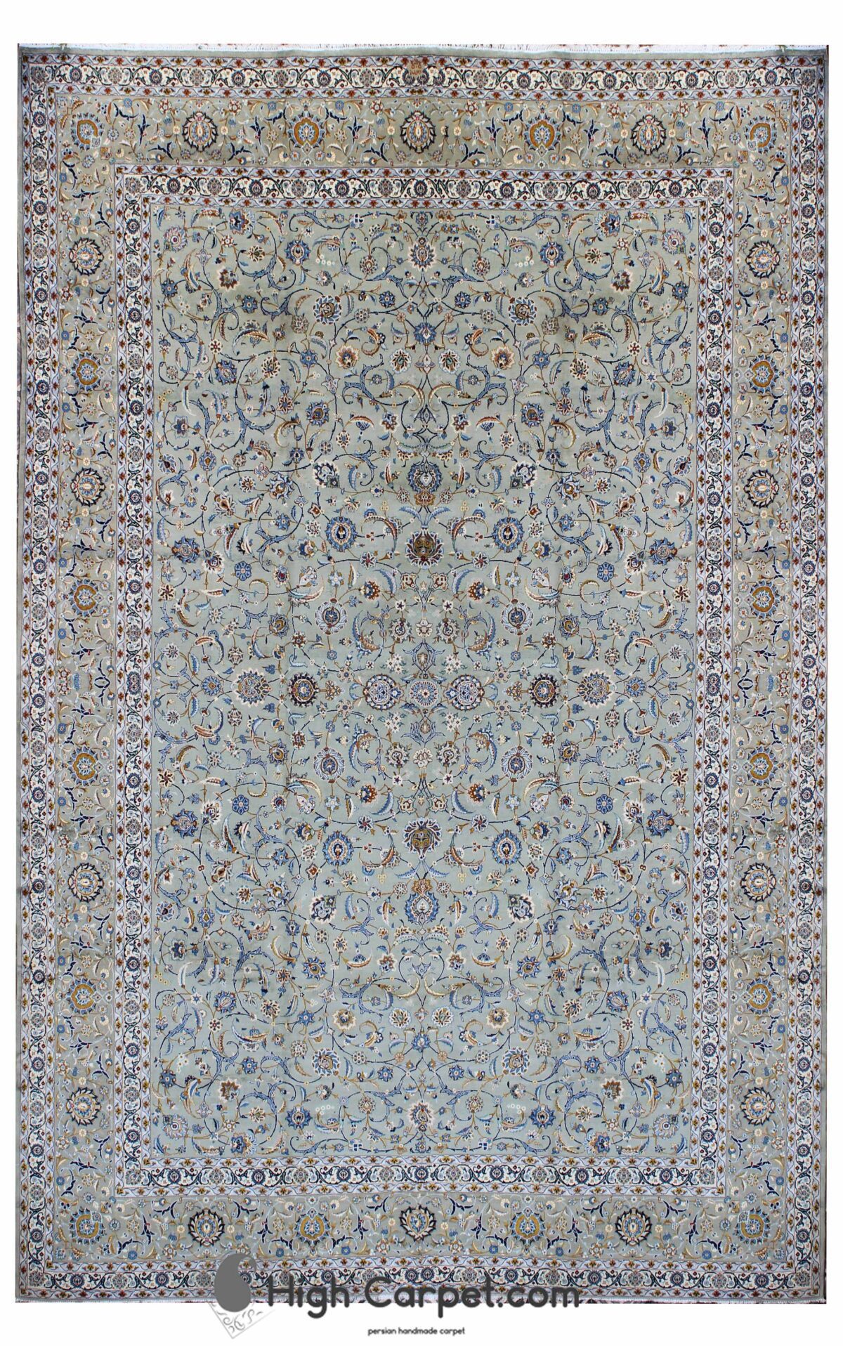 252 فرش دستباف 24 متری کاشان دست دوم کد 030252 - Image 1