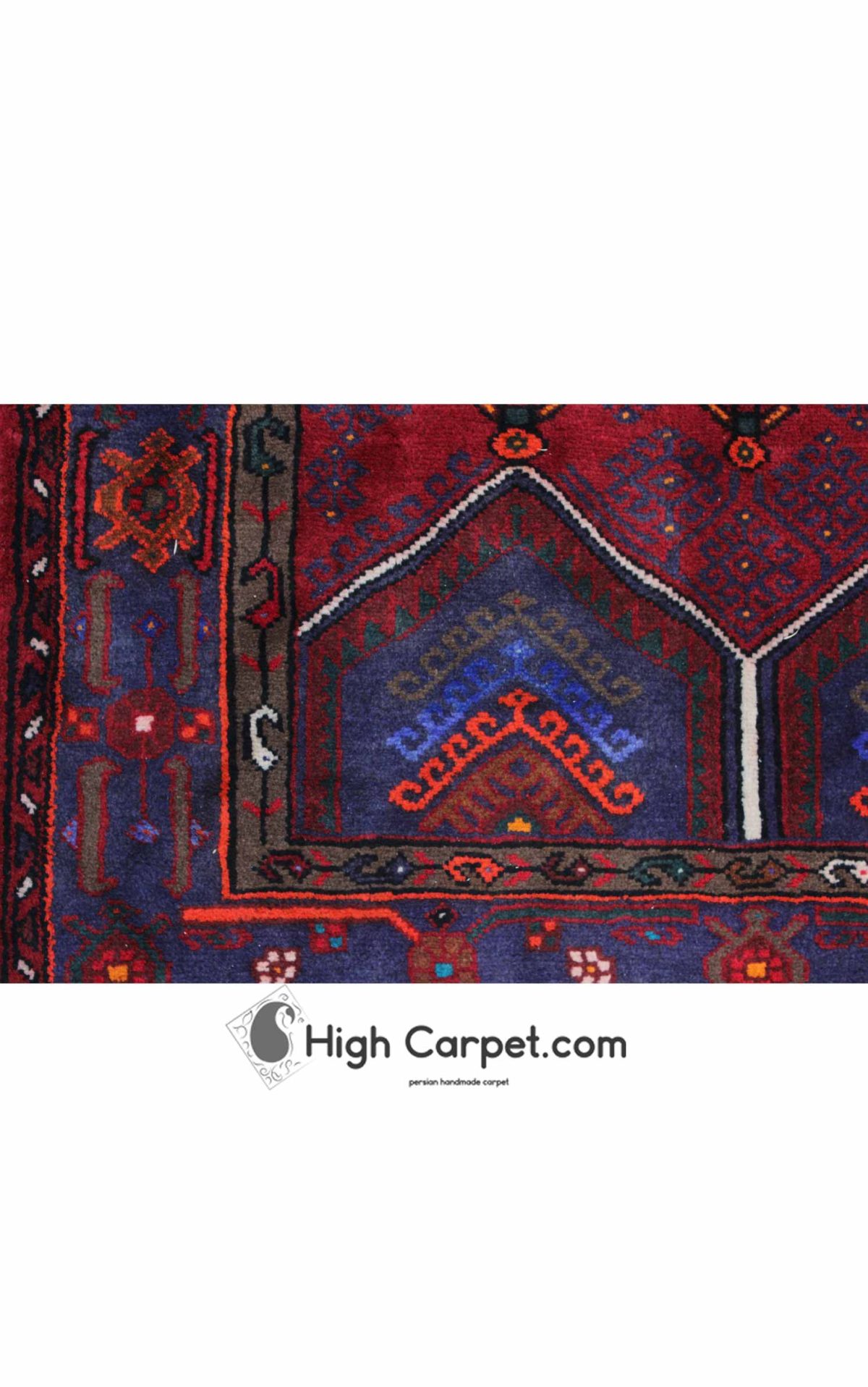 قالیچه زنجان لاکی کد030274 - Image 4