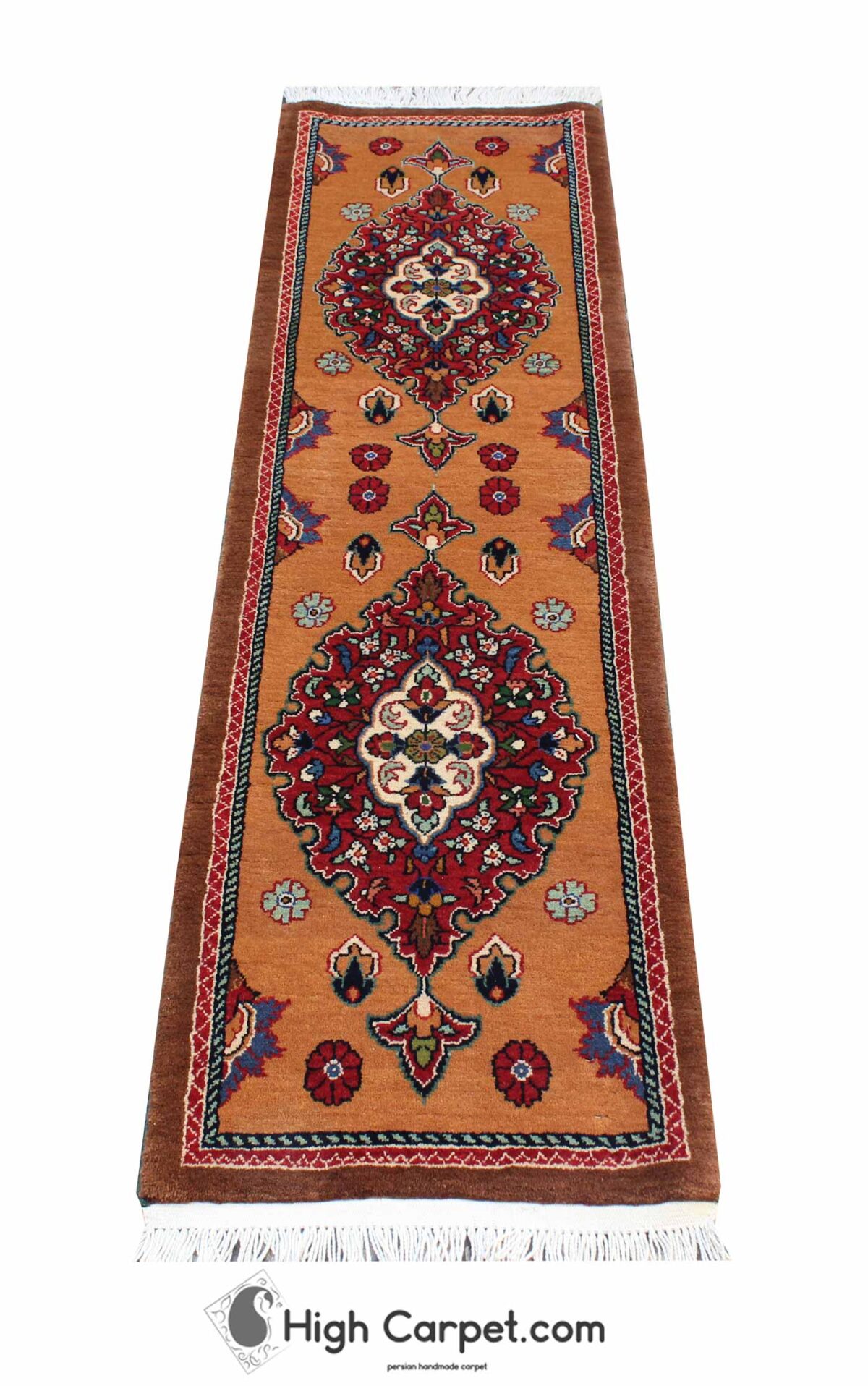 کناره دستباف قشقایی کرم کد054001 - Image 2