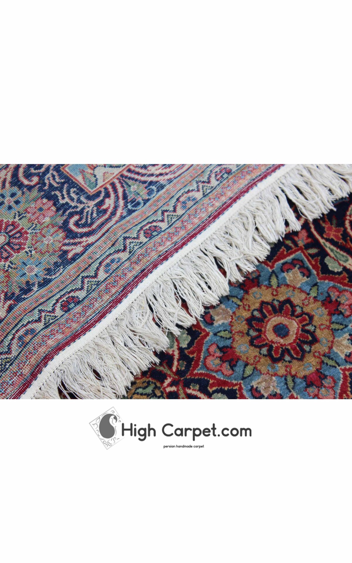 فرش دستباف سه متری کهنه کاشان کد050500 - Image 5