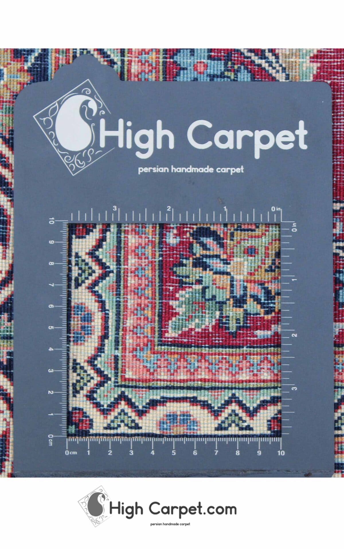 فرش دستباف سه متری کهنه کاشان کد050500 - Image 7