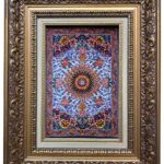 فرش دستباف تمام ابریشم قم کد038521