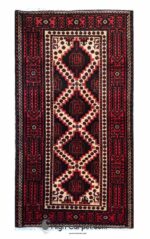 فرش دستباف بلوچ 1.5 متری کد050019