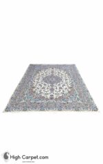 فرش دستباف نه متری کاشان گل ابریشم (جفت) کد70028 - Image 2