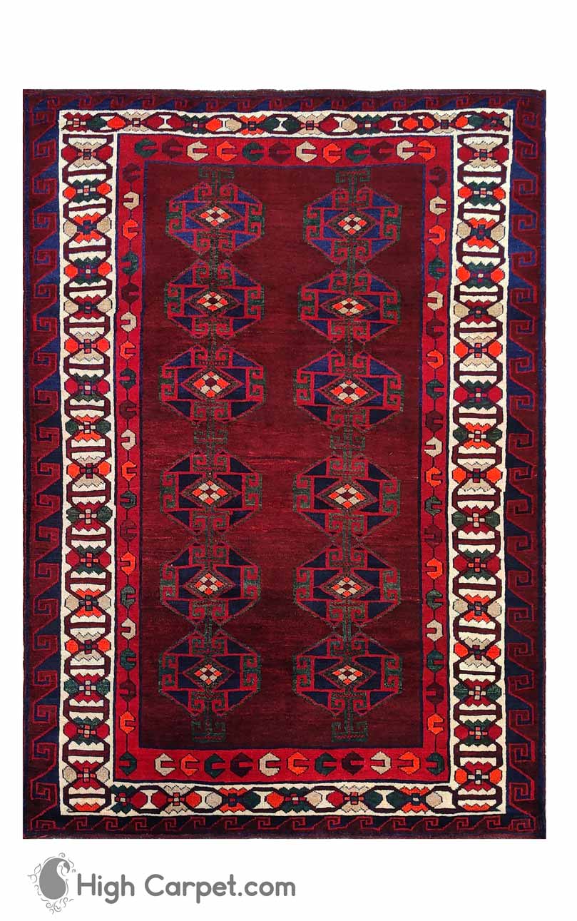 0130 فرش دستباف شش متری لری کد 050130 - Image 1