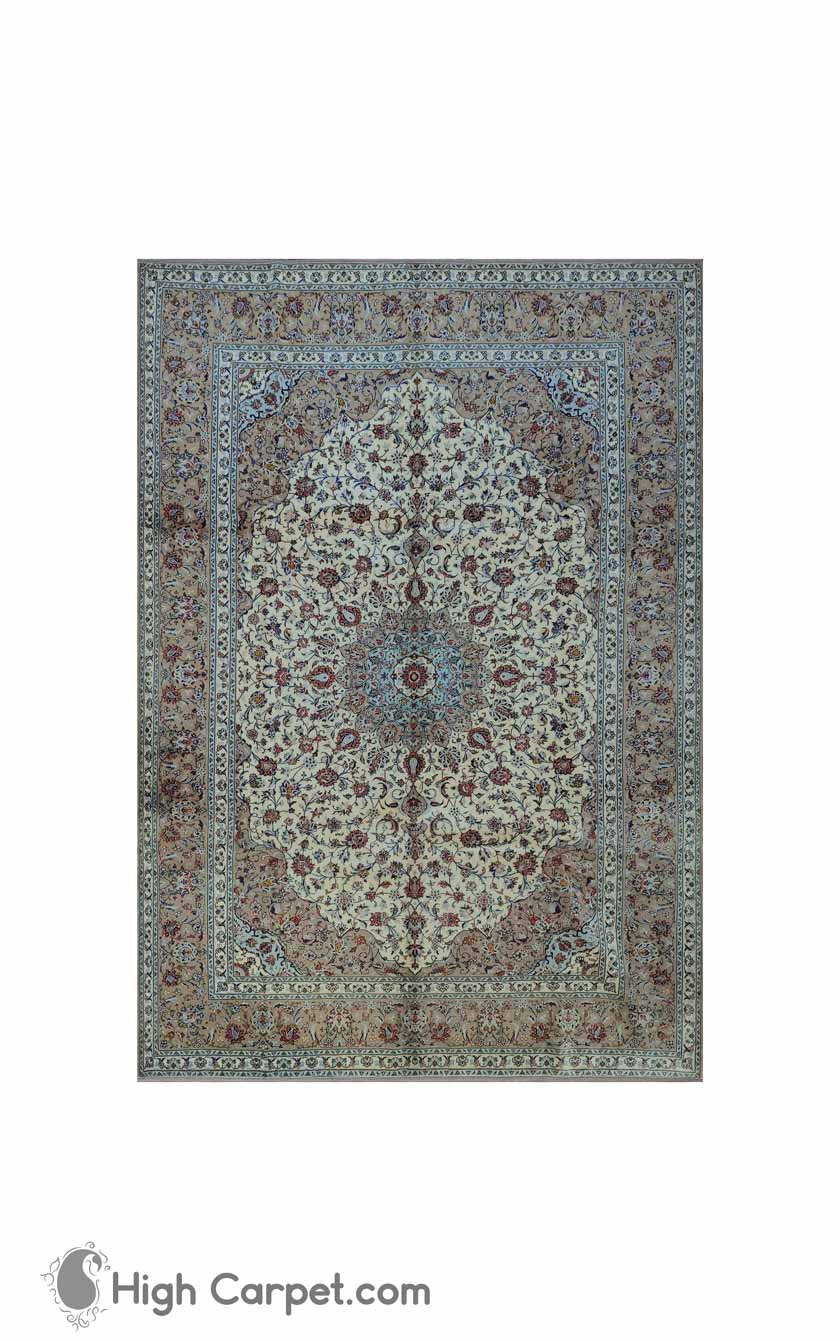 4723 فرش دستباف 12 متری کاشان کد 054723 - Image 1