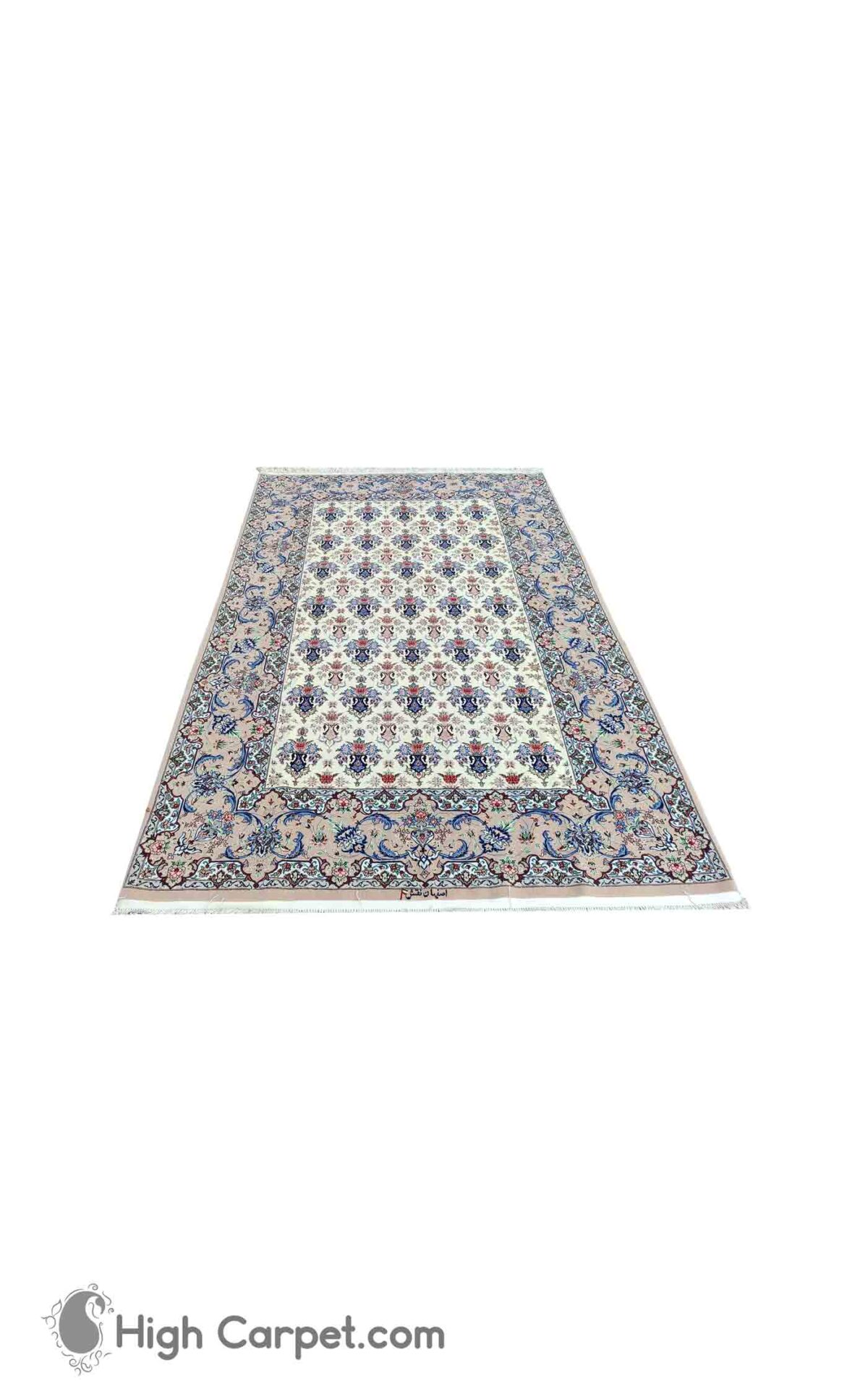 فرش دستباف چهار متری اصفهان کد 054745 - Image 2