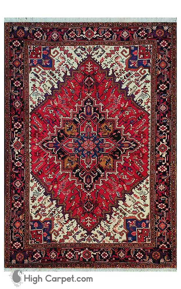 0760 فرش دستباف شش متری تبریز هریس کد 050760 - Image 1