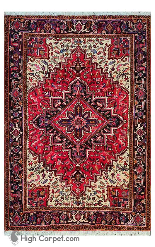 0767 فرش دستباف شش متری تبریز هریس کد 050767 - Image 1