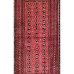 فرش دستباف 1.5 متری بلوچ طرح ترکمن کد 050790
