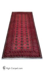 فرش دستباف 1.5 متری بلوچ طرح ترکمن کد 050790 - Image 2